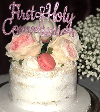 First Communion Cake Topper, First Holy Communion Cake Topper, Communion Cake Topper, First Communion Cake, Religious Cake Decoration