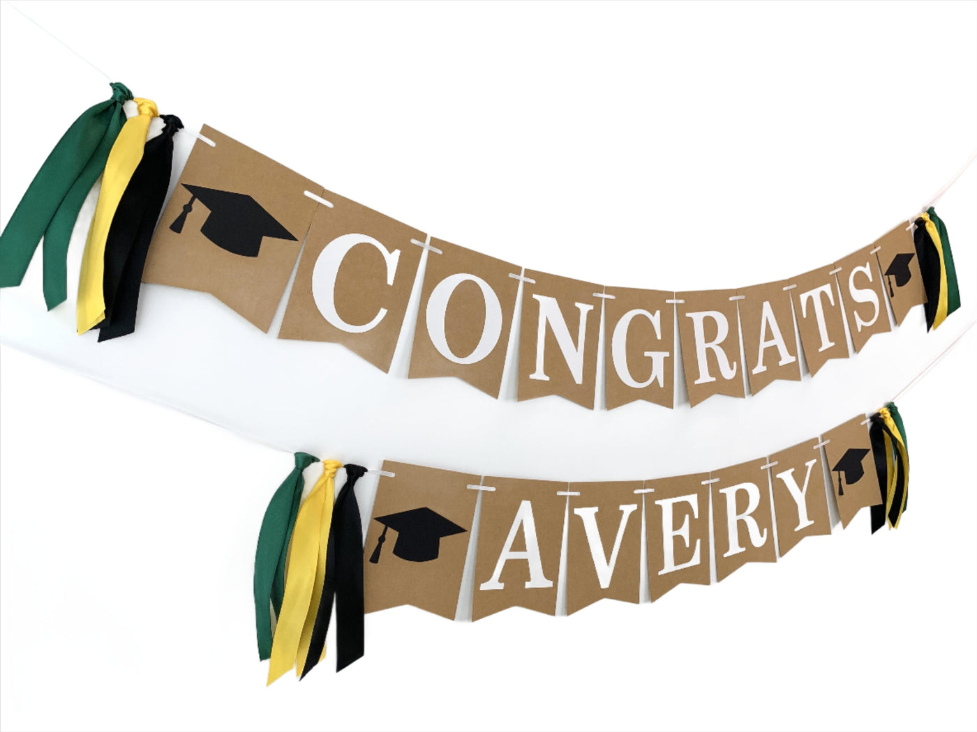 Graduation Name Banner, Class of 2025 Banner, Congratulations Banner, Custom Graduation Banner, Graduation Decor, Class of 2025 Bunting