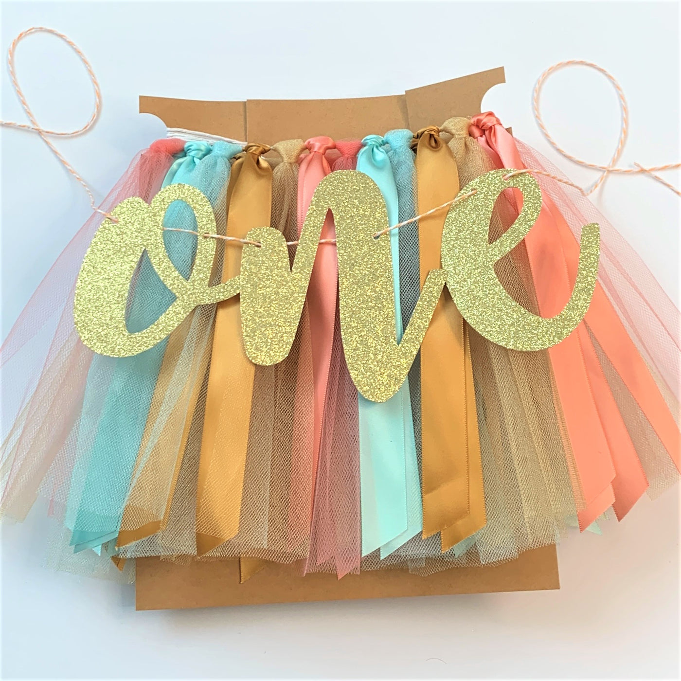 Wild One Tribal Theme High Chair Banner. 1st Birthday High Chair Tutu Skirt Banner