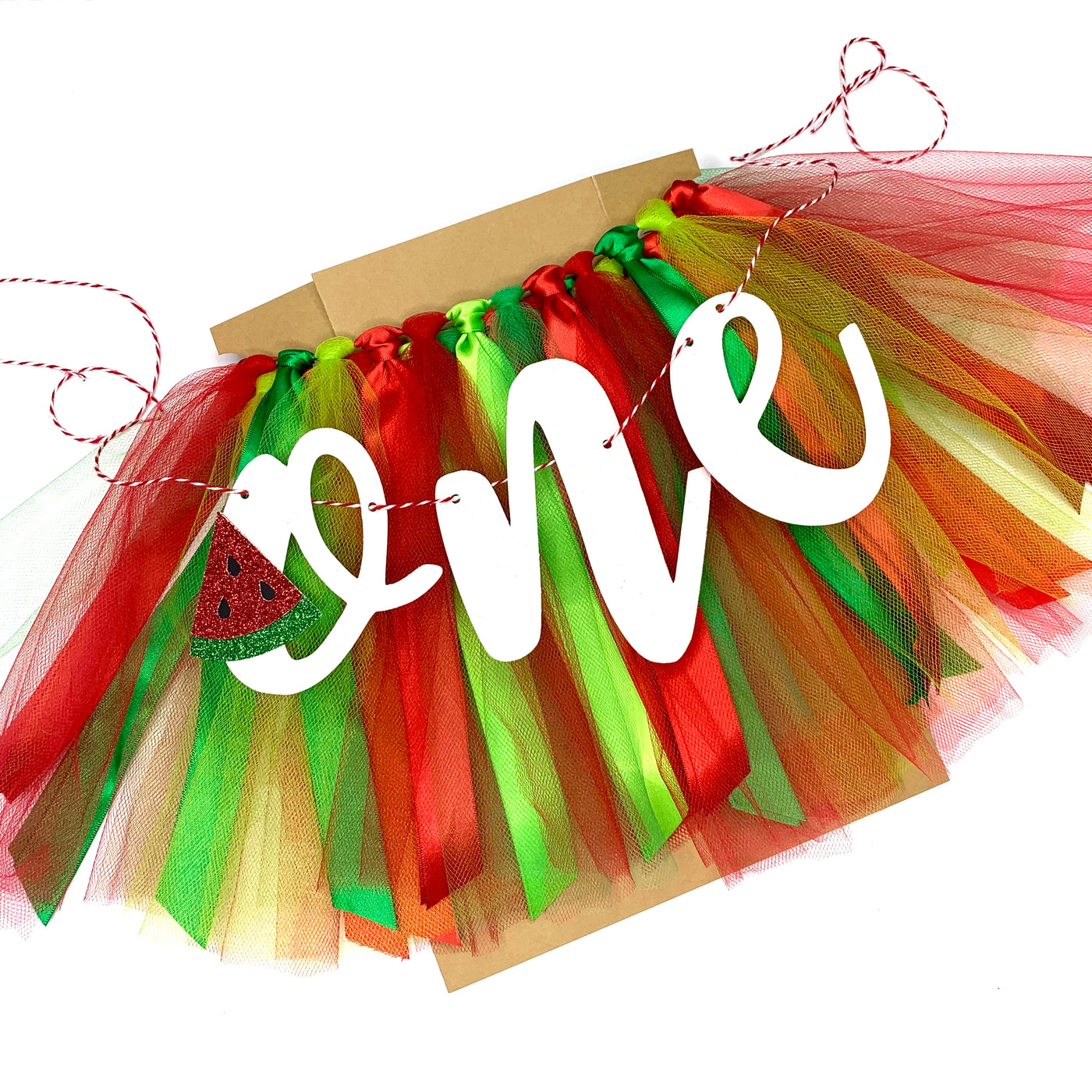 One in a Melon Watermelon Theme High Chair Banner RD
